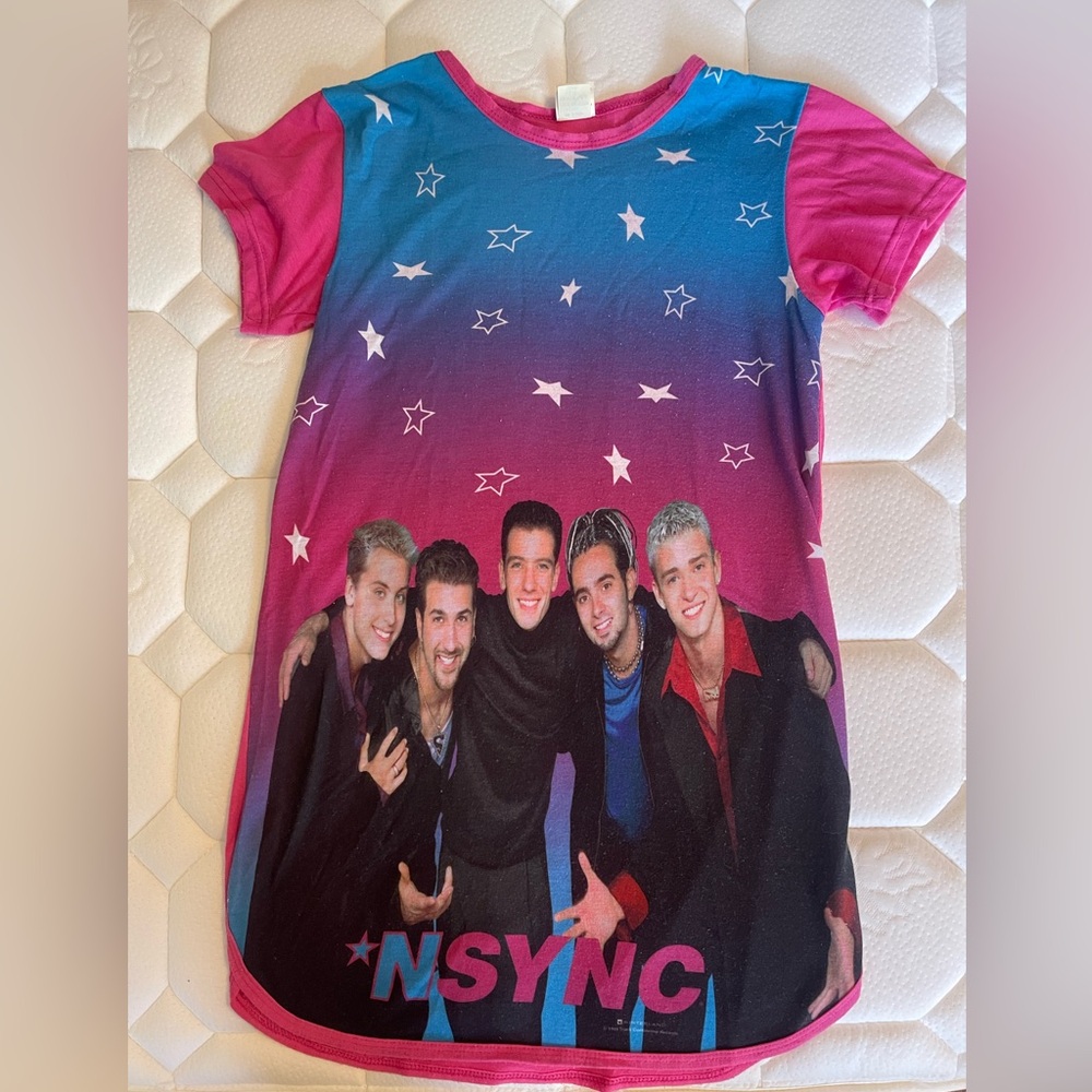 *NSYNC Pink and Blue Nightgown -Kids L12